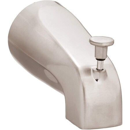 Westbrass 5" Tub Spout for Copper Pipe in Satin Nickel E531D-1F-07